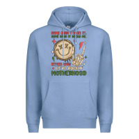 Colony Blue some days i rock it some days it rocks me either w Premium Hoodie - MaliasSmallBusiness