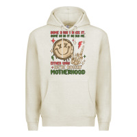 Oatmeal Heather some days i rock it some days it rocks me either w Premium Hoodie - MaliasSmallBusiness