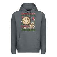 Rock some days i rock it some days it rocks me either w Premium Hoodie - MaliasSmallBusiness