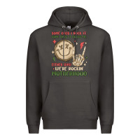 Smoke some days i rock it some days it rocks me either w Premium Hoodie - MaliasSmallBusiness