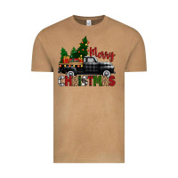 Vintage Camel merry christmas with black truck Vintage Tee - Zillion Design Studio