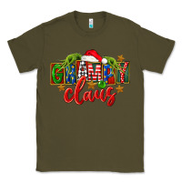 Army Green Christmas grampy claus Classic Tee - FaDigitalArtStudio