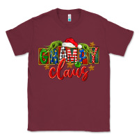 Burgundy Christmas grampy claus Classic Tee - FaDigitalArtStudio