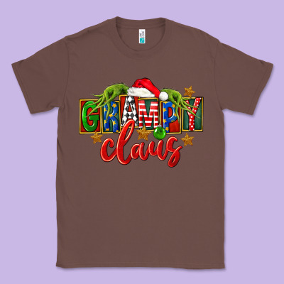 Christmas Grampy Claus Classic Tee Designed By Fadigitalartstudio