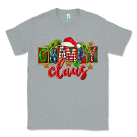 Heather Grey Christmas grampy claus Classic Tee - FaDigitalArtStudio