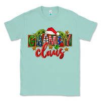 Seafoam Christmas grampy claus Classic Tee - FaDigitalArtStudio