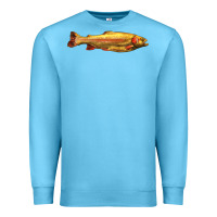 Ocean Blue golden trout west virginia Premium Sweatshirt - LillyAllenDesigns