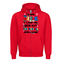 Red so long pre k Zipper Hoodie - JahusDesignShop