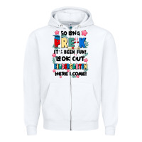 White so long pre k Zipper Hoodie - JahusDesignShop