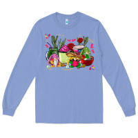 Colony Blue mexican gnomes with coffee cups Long Sleeve Tee - CTS Tumbler Store
