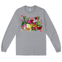 Heather Grey mexican gnomes with coffee cups Long Sleeve Tee - CTS Tumbler Store