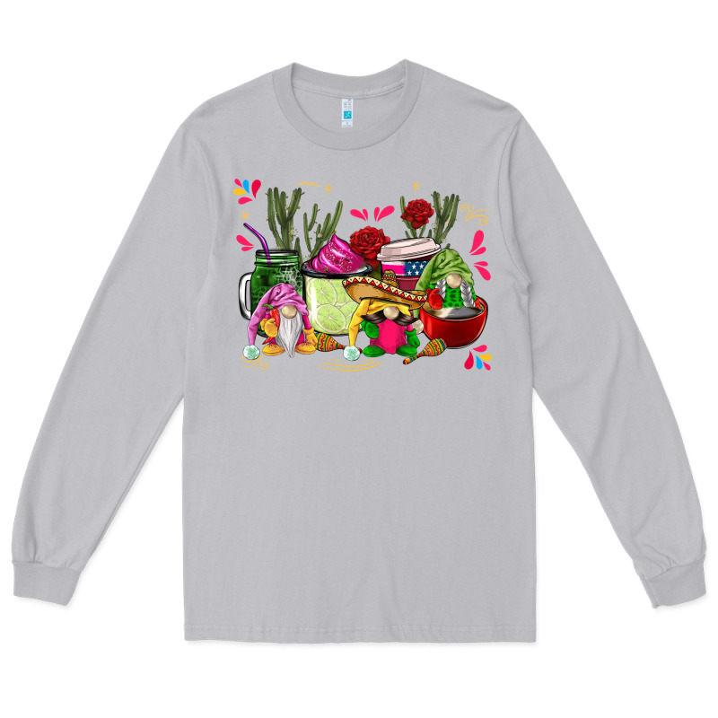 Mexican Gnomes With Coffee Cups Long Sleeve Tee by CTS Tumbler Store | Teevron