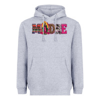 Heather Grey madre our lady of guadalupe Heavyweight Hoodie - Artiststas