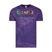 Cloud Purple glamper way too boujee for tents Vintage Tee - RanaPortraitStore