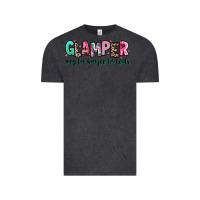 Vintage Black glamper way too boujee for tents Vintage Tee - RanaPortraitStore