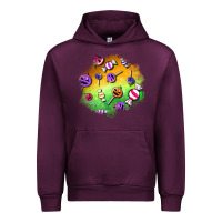 Mauve Wine halloween candy patches Urban Hoodie - BundleAndBundleShop