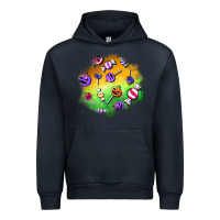 Navy halloween candy patches Urban Hoodie - BundleAndBundleShop