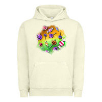 Pigment Pistachio halloween candy patches Urban Hoodie - BundleAndBundleShop