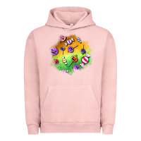 Pigment Salmon halloween candy patches Urban Hoodie - BundleAndBundleShop