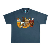 Midnight Navy labrador retriever coffee cups Urban Heavy Tee - Zillion Design Studio