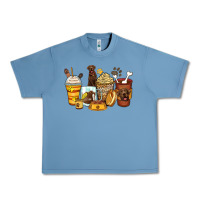 Pebble Blue labrador retriever coffee cups Urban Heavy Tee - Zillion Design Studio
