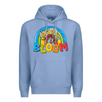 Colony Blue bloom Premium Hoodie - NancyCooperArtShop