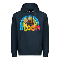 Navy bloom Premium Hoodie - NancyCooperArtShop