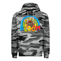 Slate Camo bloom Premium Hoodie - NancyCooperArtShop