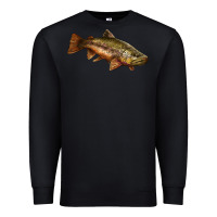 Black brown trout Premium Sweatshirt - LillyAllenDesigns