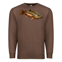 Chestnut brown trout Premium Sweatshirt - LillyAllenDesigns