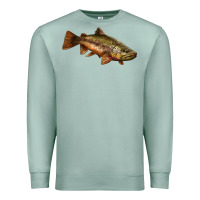 Seafoam brown trout Premium Sweatshirt - LillyAllenDesigns