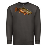 Smoke brown trout Premium Sweatshirt - LillyAllenDesigns