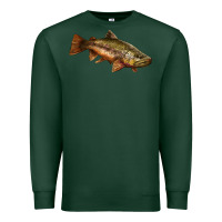 Sports Green brown trout Premium Sweatshirt - LillyAllenDesigns