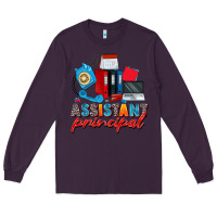 Plum assistant principal Long Sleeve Tee - Zillion Design Studio