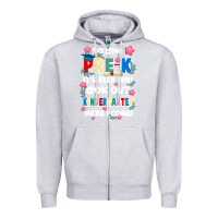 Heather Grey so long pre k Zipper Hoodie - JahusDesignShop