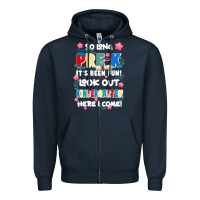 Navy so long pre k Zipper Hoodie - JahusDesignShop