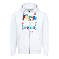 White so long pre k Zipper Hoodie - JahusDesignShop