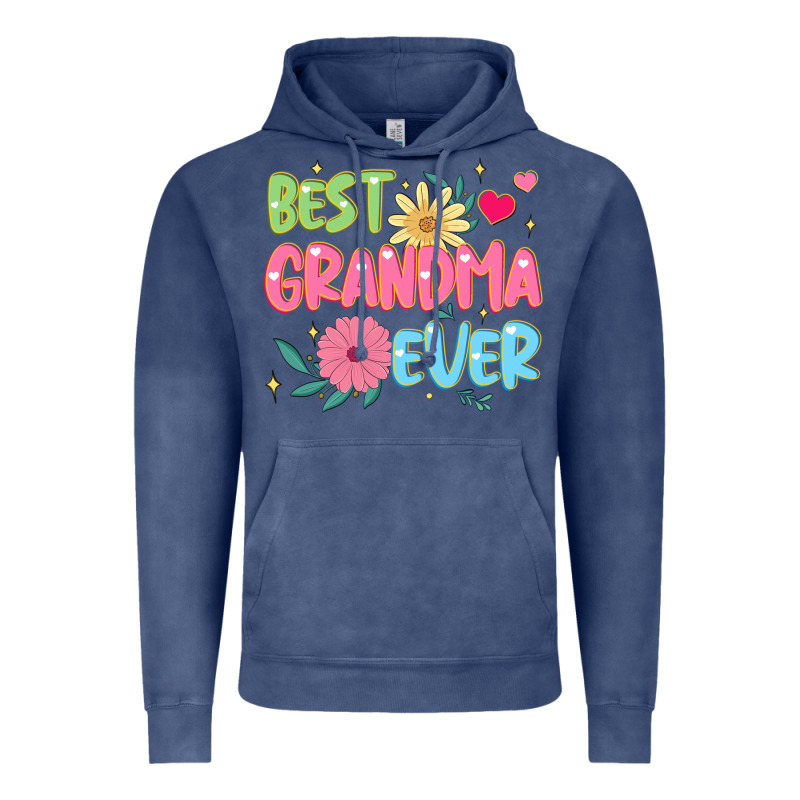 Best Grandma Ever Vintage Hoodie by JahusDesignShop | Teevron