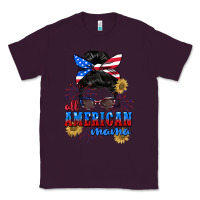 Plum All American Mama 4th of July Classic Tee - CowGirlArtShop