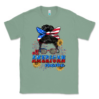 Sage All American Mama 4th of July Classic Tee - CowGirlArtShop