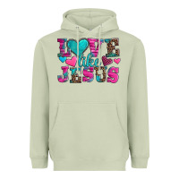 Matcha love like jesus valentine's day Heavyweight Hoodie - AdoDesignShop