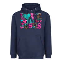 Navy love like jesus valentine's day Heavyweight Hoodie - AdoDesignShop
