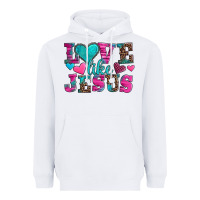 White love like jesus valentine's day Heavyweight Hoodie - AdoDesignShop