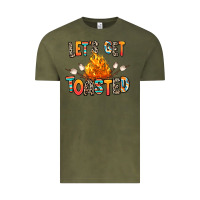 Vintage Olive let's get toasted Vintage Tee - RanaPortraitStore