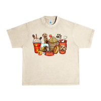 Sandshell labradoodle coffee cups Urban Heavy Tee - Zillion Design Studio
