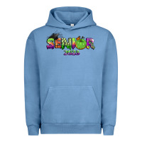 Pigment Pebble Blue senior 2023 halloween Urban Hoodie - BundleAndBundleShop