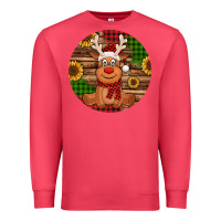Cardinal Cute reindeer Christmas Premium Sweatshirt - Jasminsmagicworld