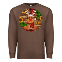 Chestnut Cute reindeer Christmas Premium Sweatshirt - Jasminsmagicworld