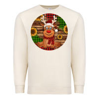 Sandshell Cute reindeer Christmas Premium Sweatshirt - Jasminsmagicworld