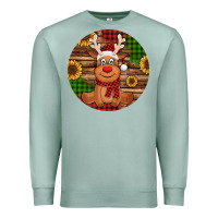 Seafoam Cute reindeer Christmas Premium Sweatshirt - Jasminsmagicworld
